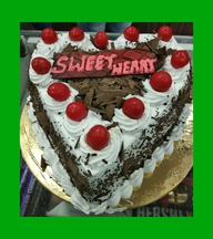 Black Forest Heart Cake